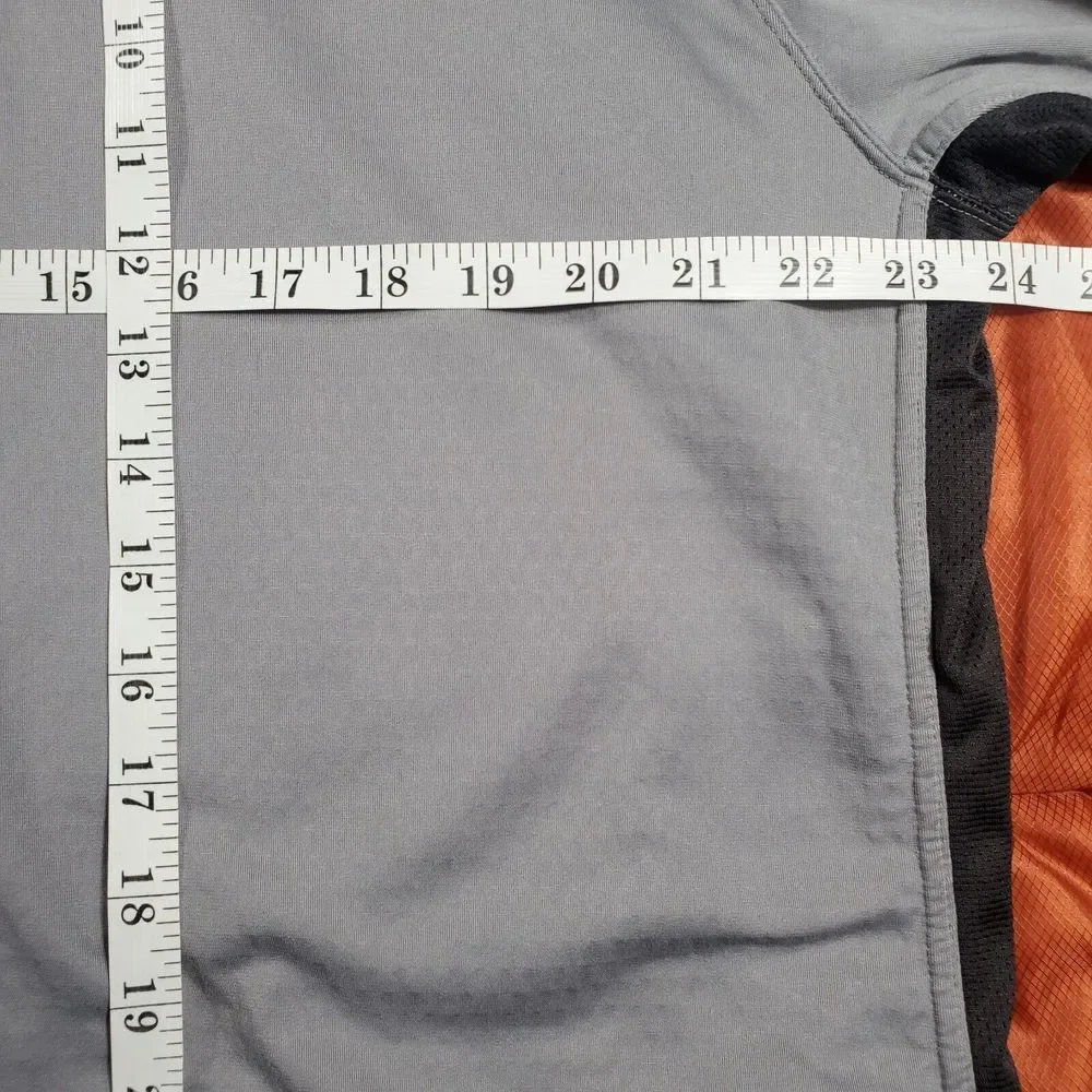 Nike Sphere Men's Team Jacket Size XXL Black‎ & Grey Color-Block Half Zip
